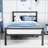 Metal Platform Bed Frame With Headboard