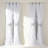 Shabby Chic Double Layer Blackout Curtains With Ruffle Sheer Overlay, Farmhouse Rustic Design For Bedroom And Living Room, Light Blocking And Noise Reducing Drapes-436123960-436123954