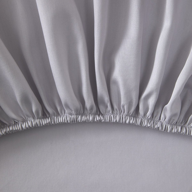 Triomphe Fitted Sheet, Full Fitted Sheet, Platine