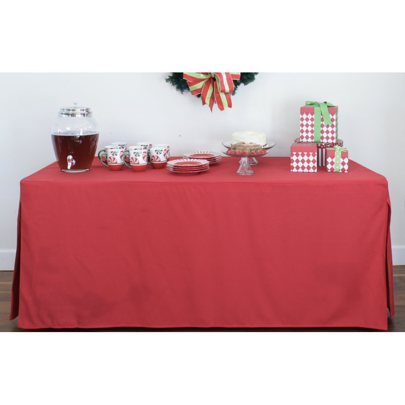 Tablevogue Table Cover, Red Picnic Plaid, 72" L x 30" D