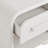 Rayshawn Curved 1-Drawer Nightstand in White Matte-1890327648
