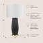 Lampe de table Rowena