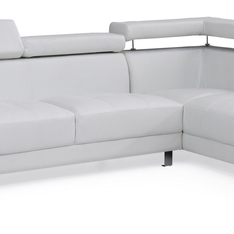 Canapé modulaire longue durée (sans repose-pieds), Blanc