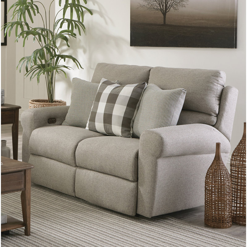 Causeuse inclinable Aneeta, Gris, Courant