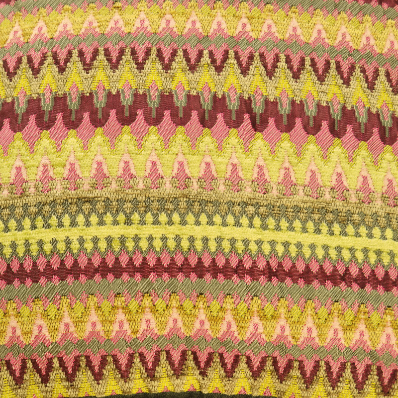 Isaacs Geometric Square Cushion, 49cm x 49cm, Filled Cushion, Pink