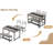 4-Piece Dining Table Set for 4 People,Rectangular Kitchen Table Set with 2 Chairs & 1 Bench,Double Side Drawers, for Dining Room,Kitchen,Restaurant,Yard-457115615