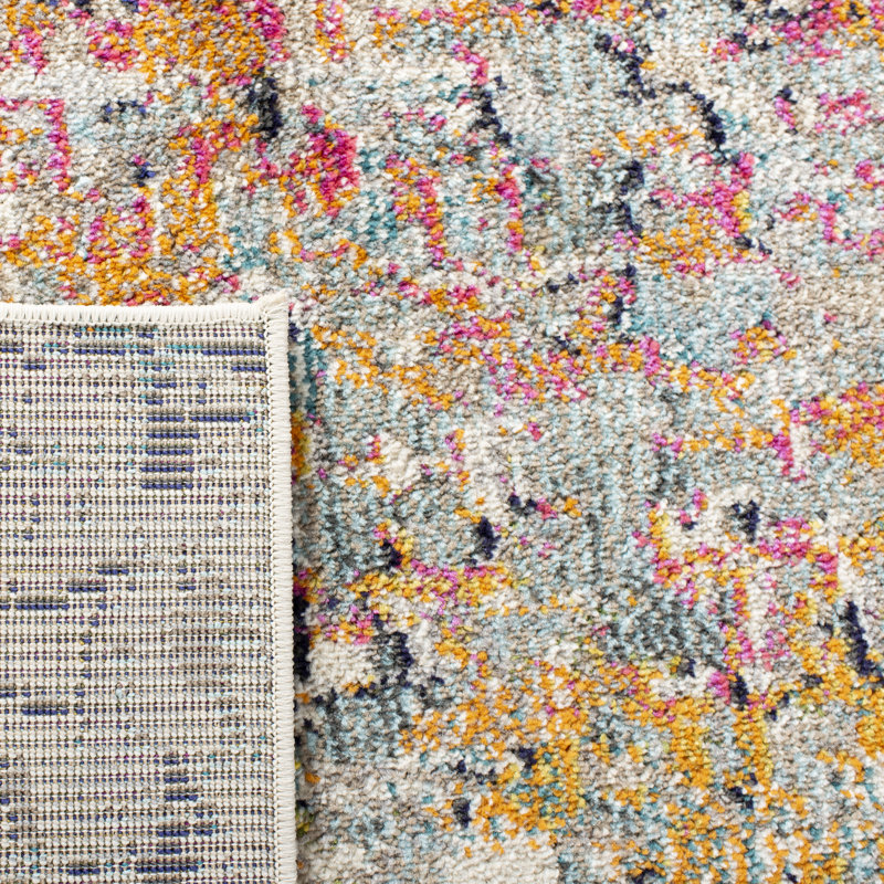 Farmersville Abstract Area Rug, Round 201cm