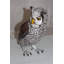Élégante statue de hibou intemporel en bronze, belle création de patine finie à la main Nerys, L 12 po x l 6 po x H 12 po