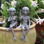 Ensemble de 2 statues de jardin Anketell-719820448