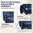 Criss Cross Chair with Flip-up Arms, Wide Criss Legged Chair with 3 Layer Cushion, Ergonomic Office Desk Chair with Wheels, Swivel Vanity Chair for Office, Living Room, Bedroom-1734460778