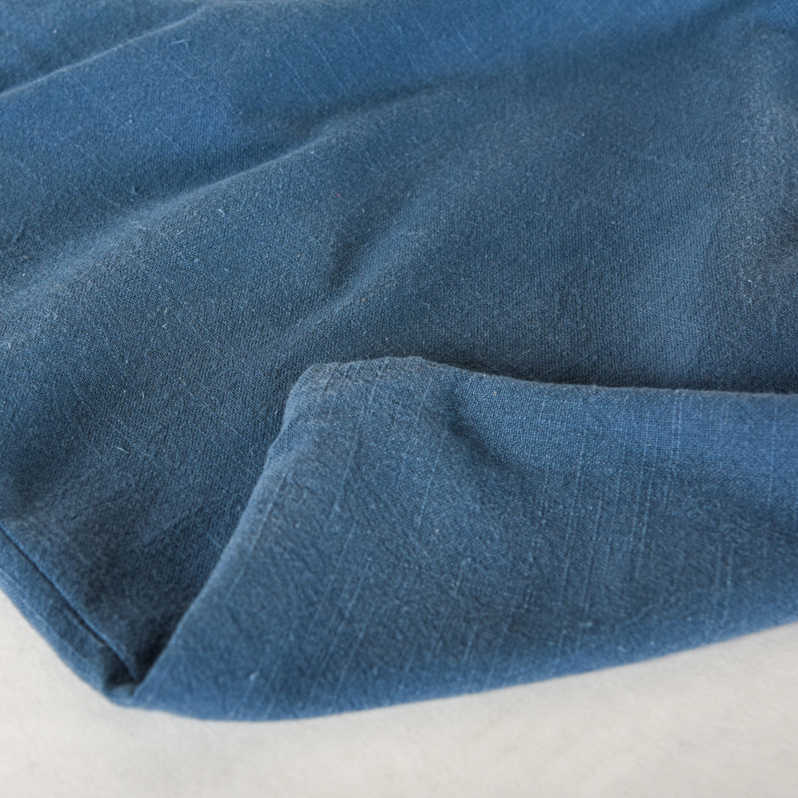 100% Cotton Poly Filled Throw Pillow, Blue, Poly Fill