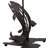 21.5" High Leaping Trout Table Lamp