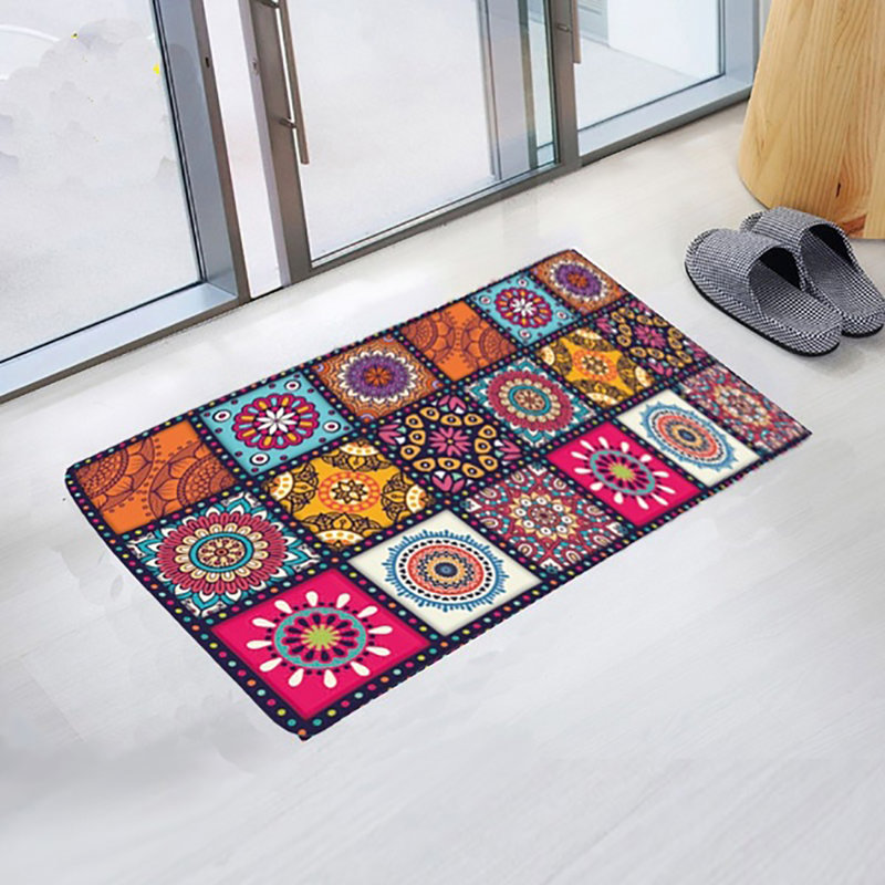 Weert Non-Slip Floral Doormat