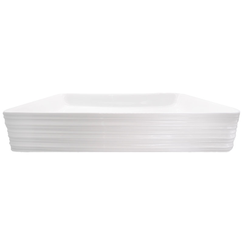 Novatto 26.25'' Porcelain Rectangular Bathroom Sink, Oil Rubbed Bronze