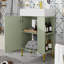 Ensemble de meuble-lavabo simple 21,6 po avec plateau en céramique-55531533-61475228
