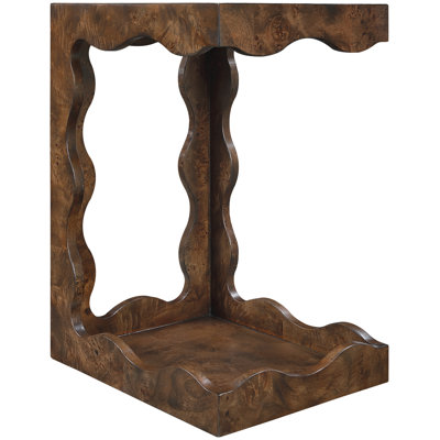 Seyed Burl Veneer End Table