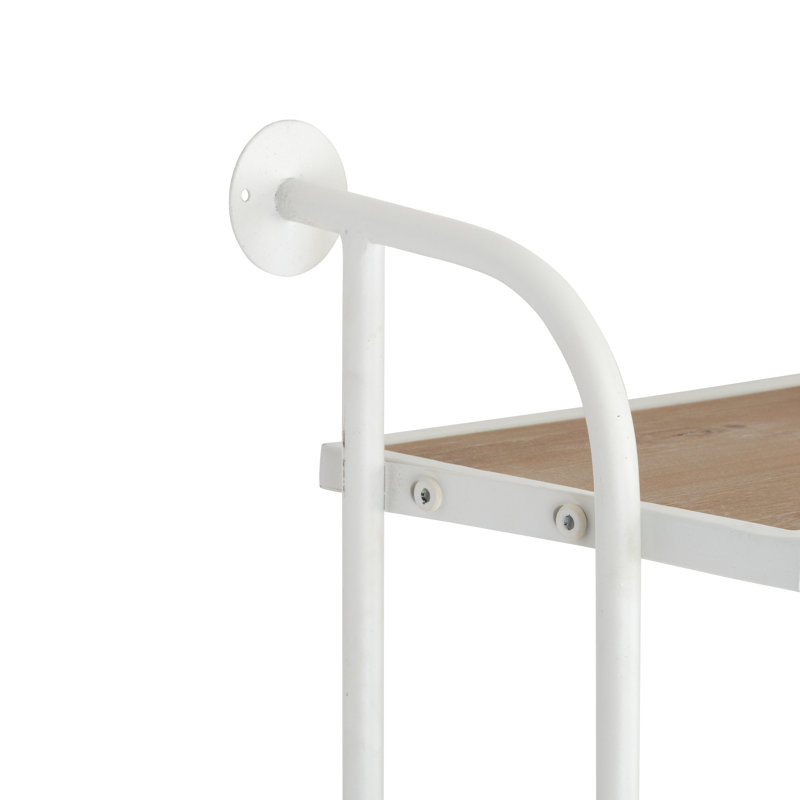 Étagère murale Emery, H 34 po x l 18 po x P 8 po, Blanc