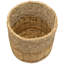 Ensemble de 3 paniers de rangement ronds tressés brun clair et brun 13,75 po