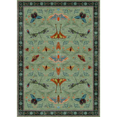 Tapis de salon rétro tapis de maison de campagne oriental traditionnel délavé pour tapis de chambre à coucher pour décor de bureau à domicile