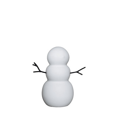 Céramique Snowman blanc