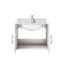 Meuble-lavabo de salle de bain 24 po X P 22 po D, dessus en marbre de Carrare et ensemble de robinet-2029047430-2029047431