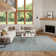 Nourison Washable Charm 8' x 10' Blue Ivory Contemporary Indoor Rug