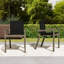 Ensemble de 2 chaises de salle à manger d'extérieur en bois avec assise en filet et structure durable pour patio ou bord de piscine-1466811967-1466811966