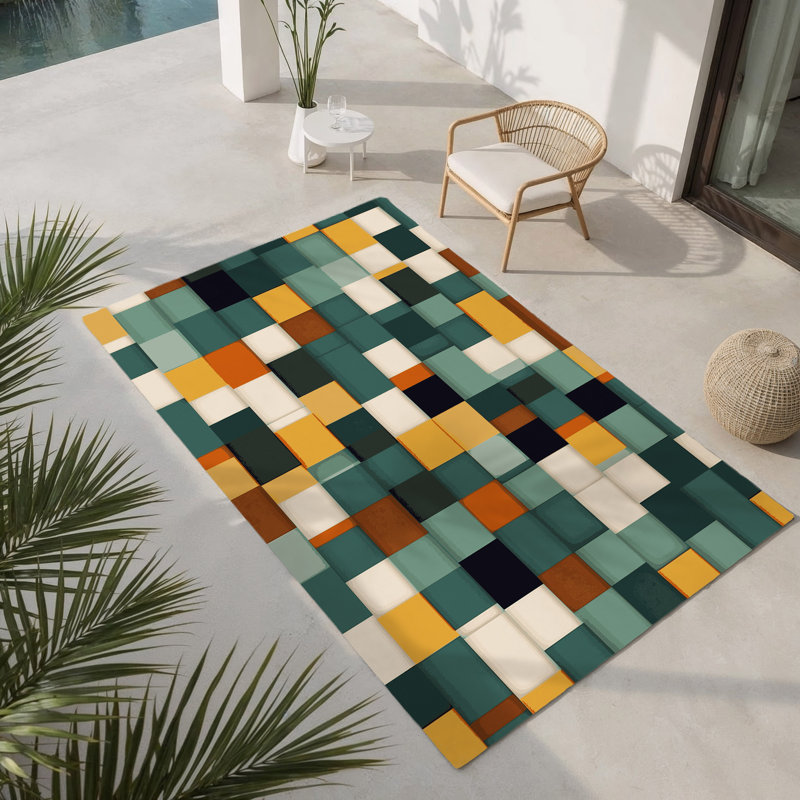 Tapis intérieur et extérieur Earth Bound Textures, Rectangle 9 pi x 12 pi