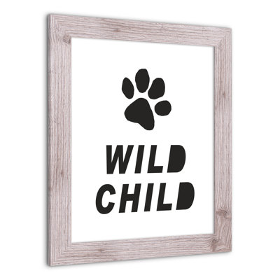 «Wild Child», art encadré simple