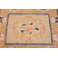 Petit tapis chinois antique à petits carrés