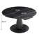 Modern Round Extendable Dining Table With Black Base