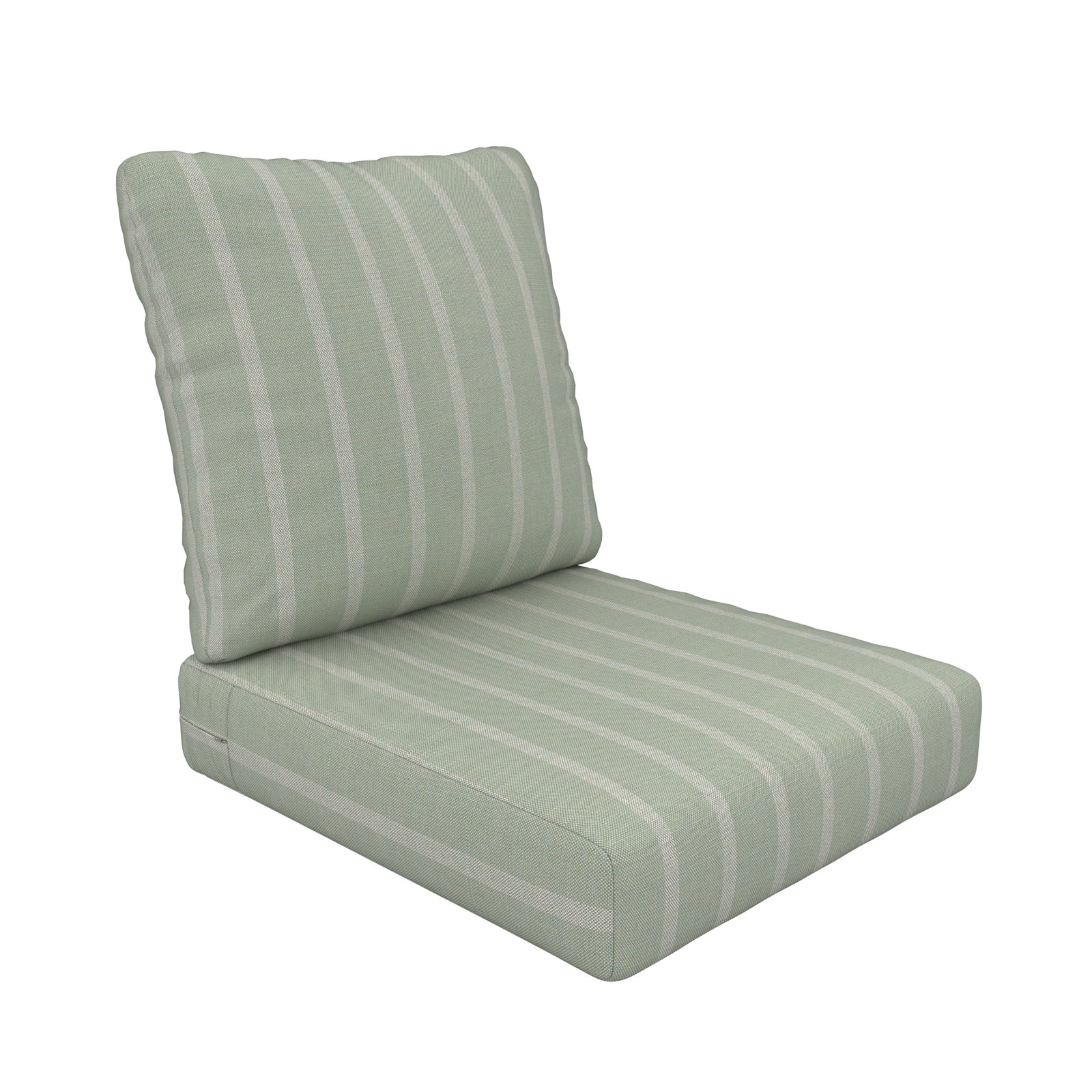 Amala 22" Sunbrella® Seat and Back Cushion, Sunbrella Unwind Rainwashed