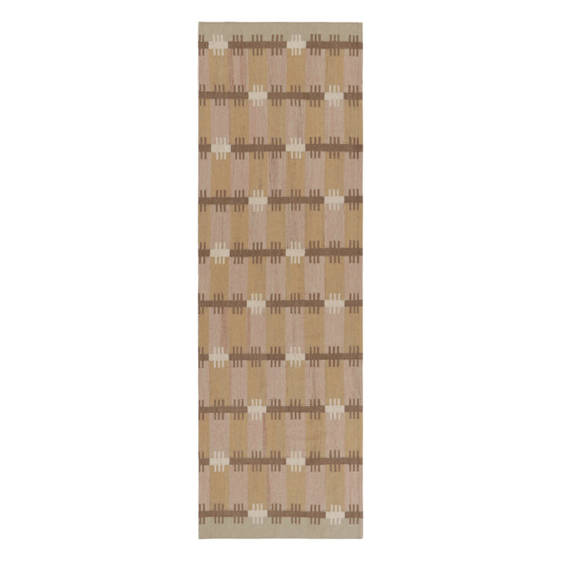 Scandinavian One-of-a-Kind 4'2X13'2 Area Rug