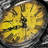 Gothic Twin Evil Dragons gray cold cast resin battery-powered mantel clock with antiqued face — 11.25 x 10 x 3 in.