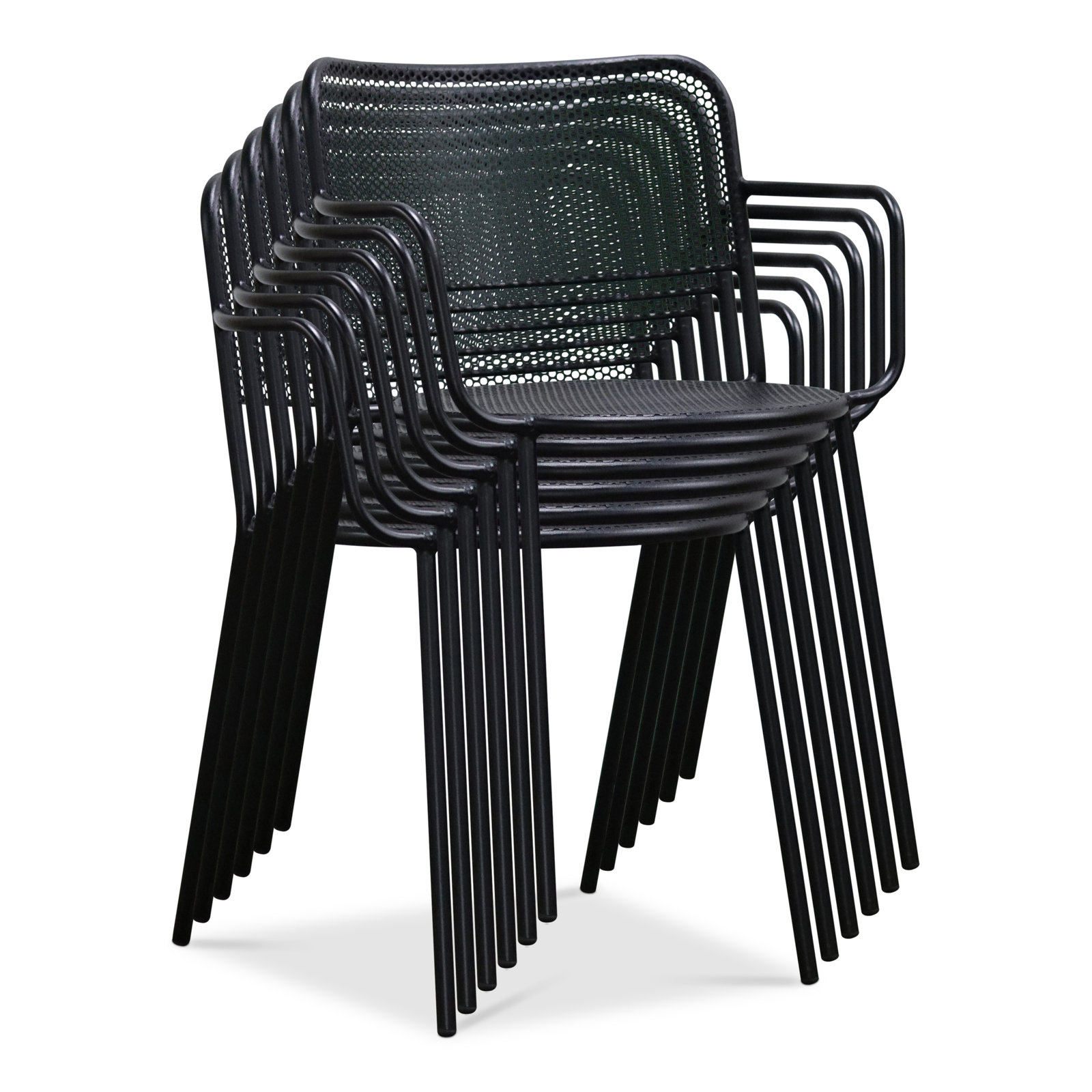Wimberley Outdoor Armchair In Black - Set Of 2, Black
