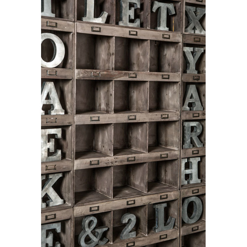 Ruddell 12 Piece Square Pine Cube Shelf