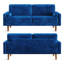 Canapé rembourré en velours l 69,3 po Enedelia-1101995922
