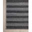 Tapis noir / gris en polyester tissé à la main Charlie-96812931