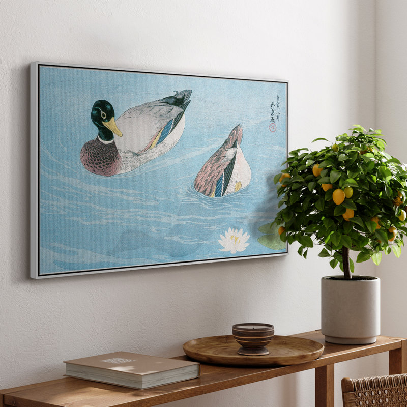 Paysage rétro - XXXII, Toile encadrée flottée blanche, H 17 po x l 25 po x P 2 po