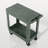 2-Shelf Utility Cart On Wheels, Plastic Rolling Tool Cart Service Cart For Warehouse Workshop Garage
