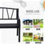Chaise ajustable, idéale pour bronzer en plein air avec 2 chaises de piscine, offre plus de place pour bronzer, siège en filet, mobile