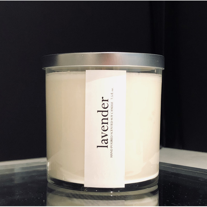 Light Collection Lavender Scented Jar Candle