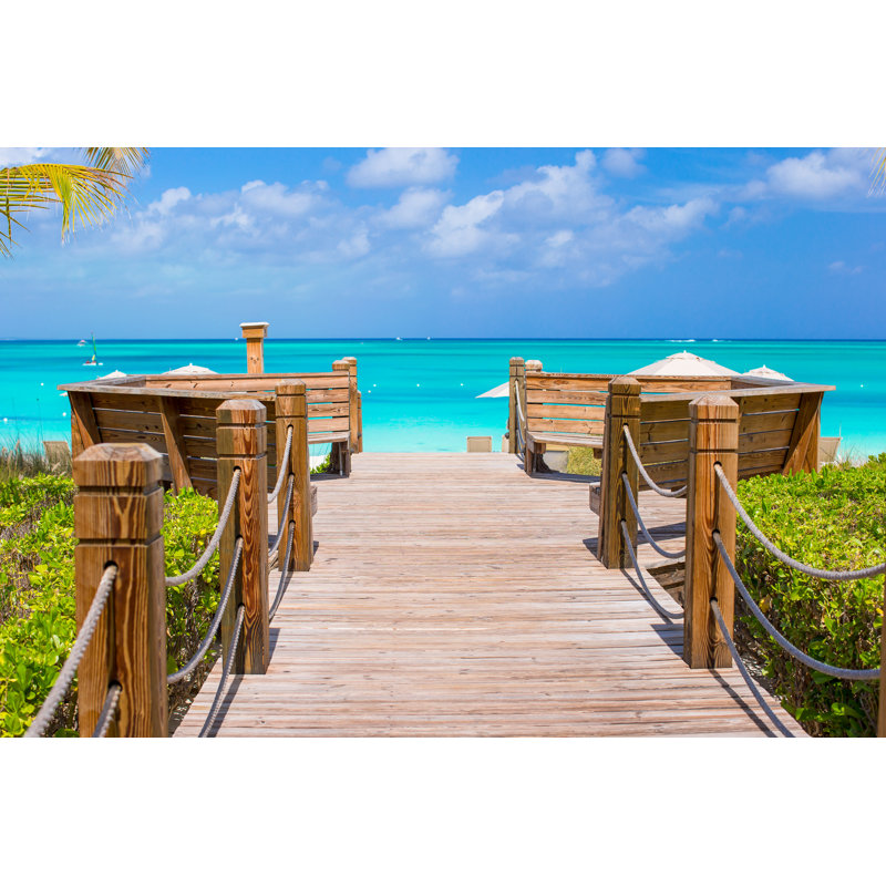 Beautiful Tropical Landscape - Wrapped Canvas Print, 30cm H x 46cm W x 3.8cm D