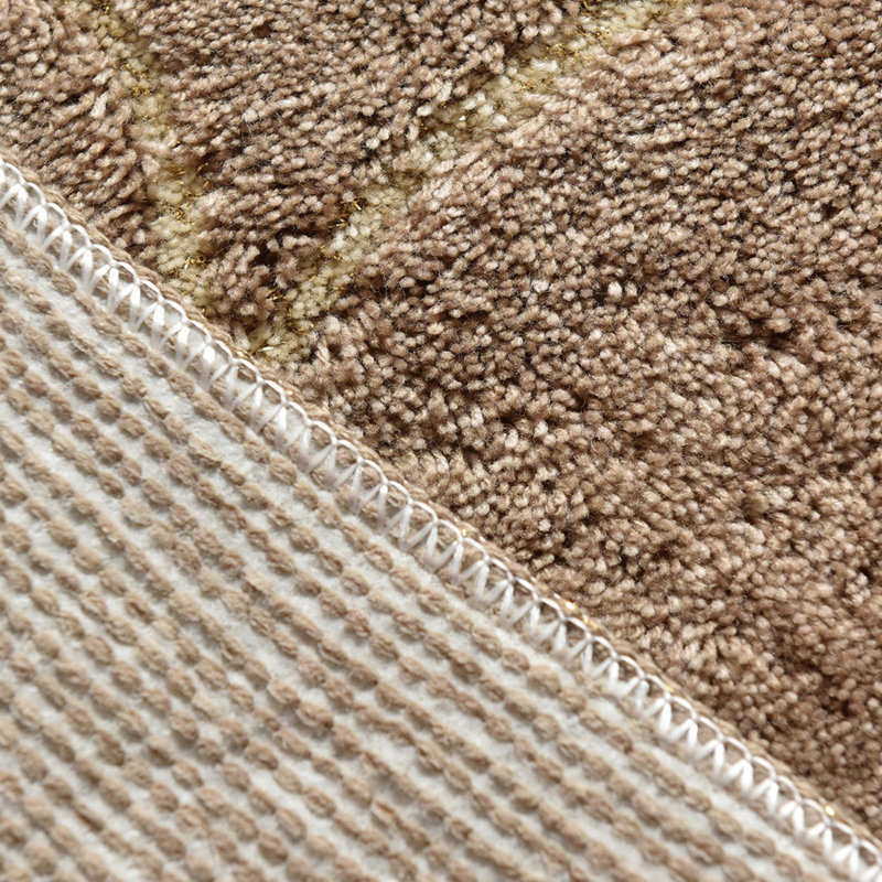 Ensemble luxueux de tapis de bain en acrylique 3 pièces, couleur caramel | Antidérapant, antibactérien, lavable à la machine | Comprend des tapis de 15,7 x 23,6 po, 19,7 x 23,6 po et 23,6 x 39,4 po | 100% acrylique, hauteur des poils doux: 0,7 à 1,2 po, parfait pour le confort de la salle de bain