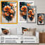 «Vibrant Orange Flower Bouquet», reproduction sur toile-92993960-92993961