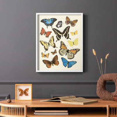 «Collived Flutter II», reproduction encadrée - bois massif