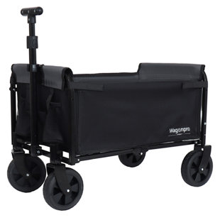 Chariot de camping pliant tout-en-un avec banc et rangement
