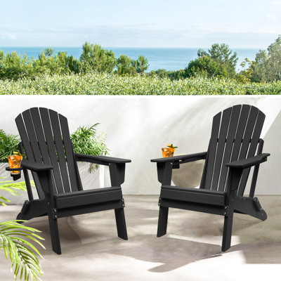 Carbondale Foldable Outdoor Adirondack Chair