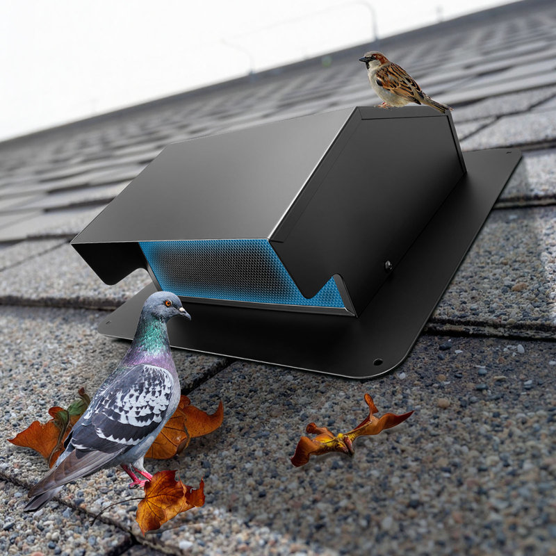 Couvercle de ventilation murale 8 po SPCC, H 7,1 po x l 10,24 po x P 11,81 po