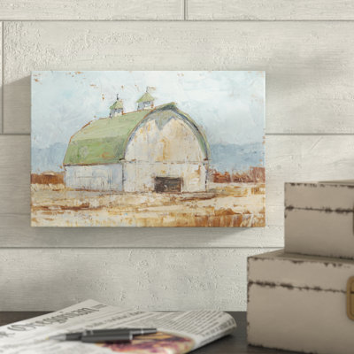 « blanchie grange iii », reproduction de peinture à l’acrylique sur toile tendue